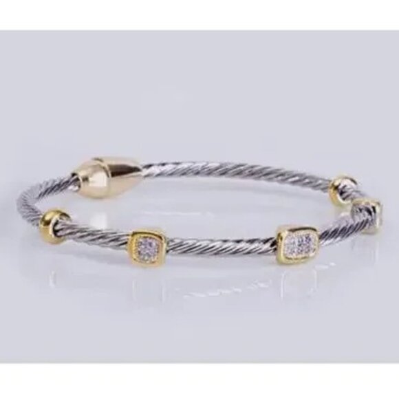 Fashion Jewelry Jewelry - Pave Cable Bracelet